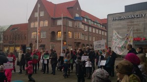 skolprotest rådhuset